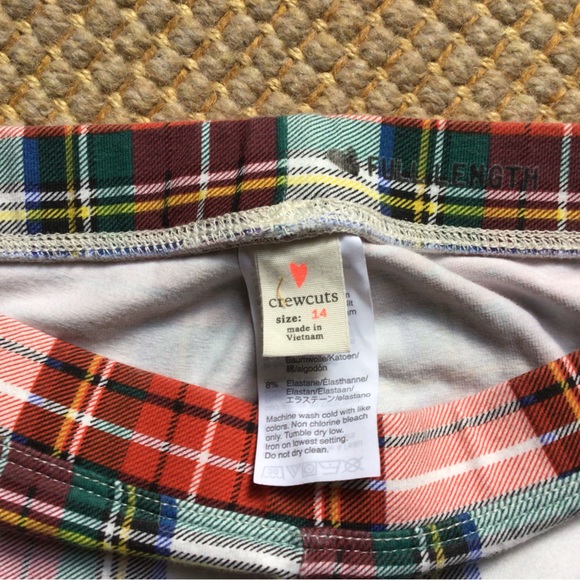 Crewcuts Plaid Leggings - Picture 2 of 2